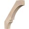 Ekena Millwork 5 1/2"W x 26"D x 32"H Balboa Smooth Knee Brace, Douglas Fir BRC06X26X32BOA00SDF - alternate 1